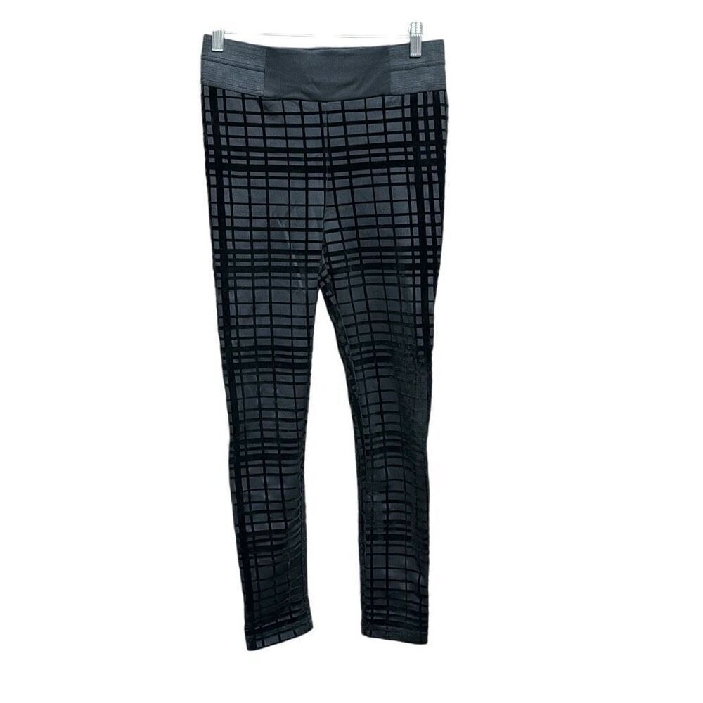 Maurices Women’s Black Velour Panel Leggings Size Small NEW